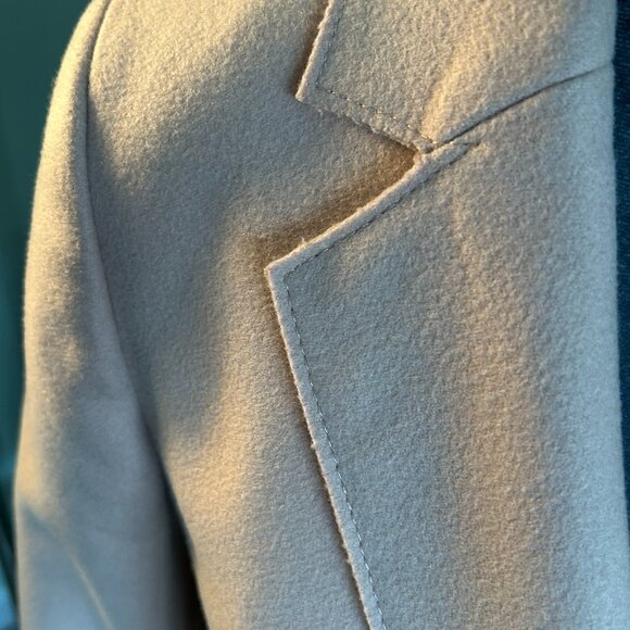 Banana Republic Melton Wool Wrap Coat | Dusty Pink | Small - Picture 4 of 12